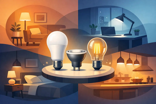 Come scegliere lampadina LED per ogni ambiente