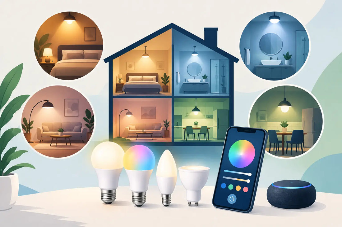 Come scegliere lampadine smart per ogni stanza