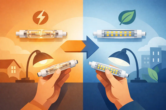 Sostituire un’alogena R7s con LED: guida pratica