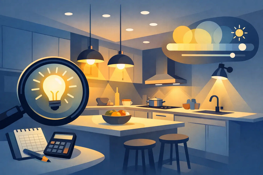 Quanti lumen servono in cucina? Calcolo pratico