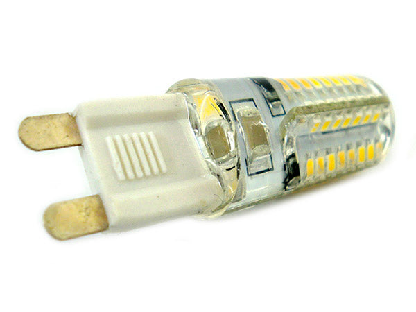 Lampada LED G9 220V 3,5W Bianco Neutro 360 Gradi Con Silicone Diametro Solo 16 mm 64 SMD 3014