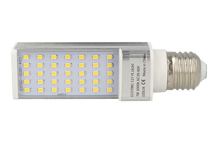 Lampada Led E27 PLC AC 24V 36V 48V 60V 7W Bianco Neutro
