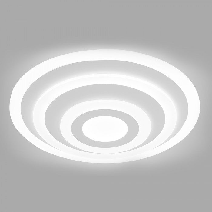 Lampadario LED con Montaggio a Plafone Rotonda Tripli Anelli Diametro 600mm 400mm 200mm 4000K 85W Dimmerabile Triac Dimmer SKU-3911