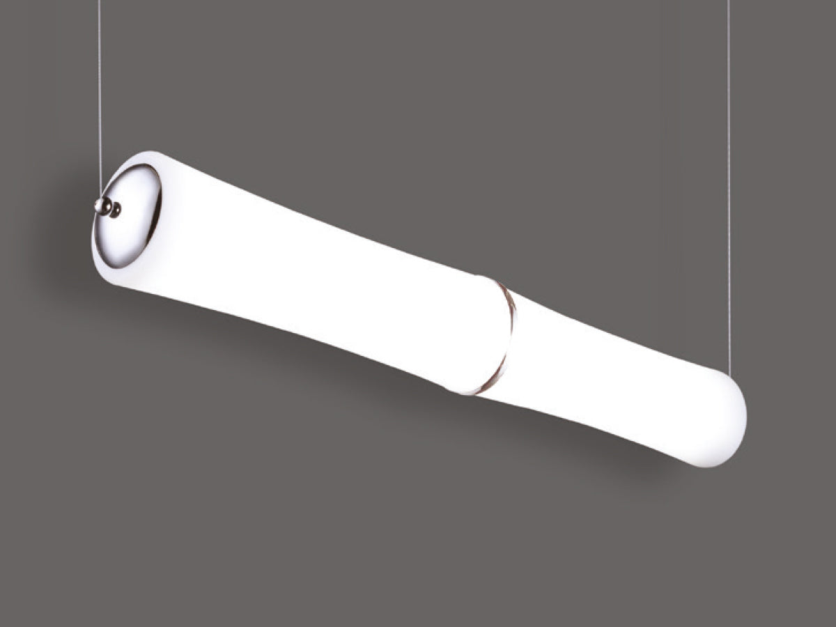 Lampada Led A Sospensione Moderno Forma 2 Canne Bambu Lunga 890mm 32W 3000K Dimmerabile Triac Dimmer SKU-3978